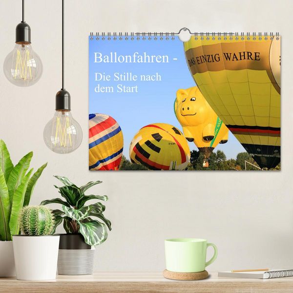 Produktbild: Ballonfahren - Die Stille nach dem Start (Wandkalender 2026 DIN A4 quer), CALVENDO Monatskalender