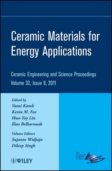 Produktbild: Ceramic Materials for Energy Applications, Volume 32, Issue 9