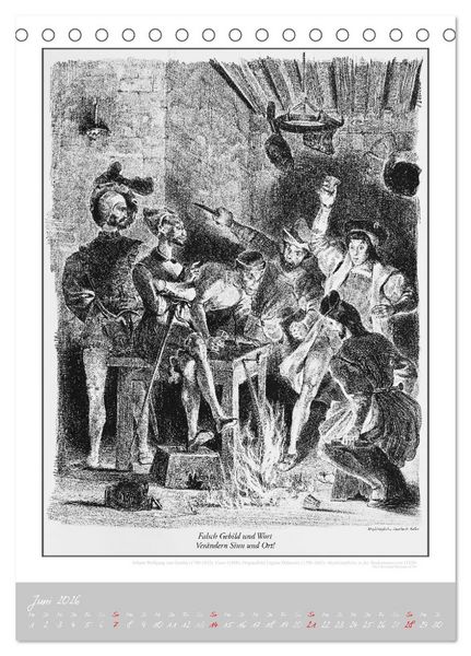 Produktbild: Faust - Weltliteraturkalender (Tischkalender 2026 DIN A5 hoch), CALVENDO Monatskalender