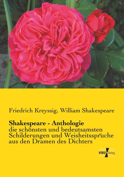 Shakespeare - Anthologie, Taschenbuch von Friedrich Kreyssig , William Shakespeare, BoD - Books on Demand, 9783957383082