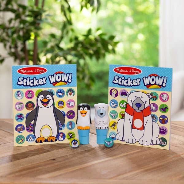 Produktbild: Sticker Wow! Sticker-Stempelset 2er Pack Winter (900 Sticker)