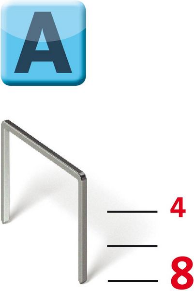 Produktbild: Novus Office J-11 creative 110017104 Handtacker Klammerntyp Typ 53 Klammernl&auml;nge 4 - 8mm
