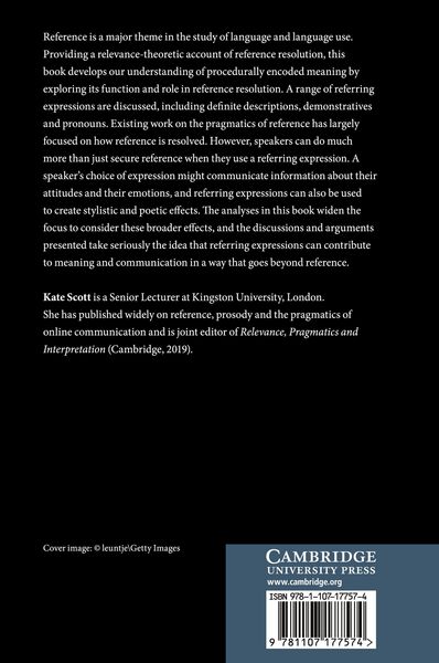 Produktbild: Referring Expressions, Pragmatics, and Style