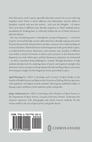 Produktbild: Hegemony and Sport