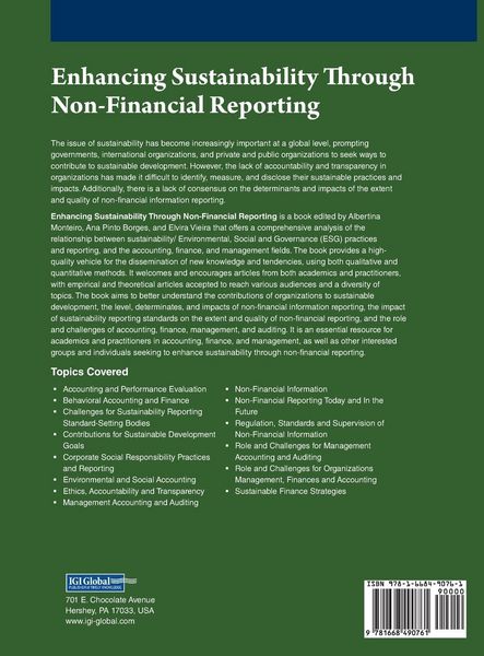 Produktbild: Enhancing Sustainability Through Non-Financial Reporting
