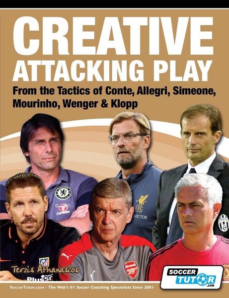 Produktbild: Creative Attacking Play - From the Tactics of Conte, Allegri, Simeone, Mourinho, Wenger & Klopp