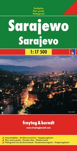 Produktbild: freytag & berndt Stadtplan Sarajewo 1:17.500