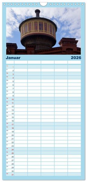 Produktbild: Familienplaner 2026 - Landeshauptstadt Magdeburg mit 5 Spalten (Wandkalender, 21 x 45 cm) CALVENDO