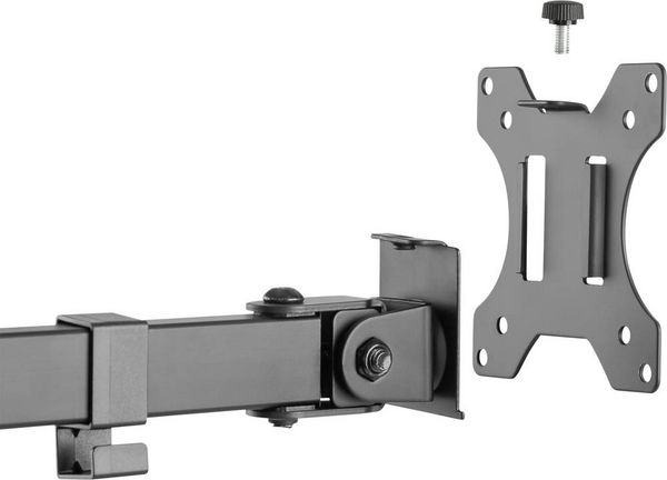Produktbild: SpeaKa Professional SP-MM-302 Monitorhalterung 2 Display(s) 33,0 cm (13") - 81,3 cm (32") Schwarz Drehbar, H&ouml;henverstellbar, Neigbar, Schwenkbar