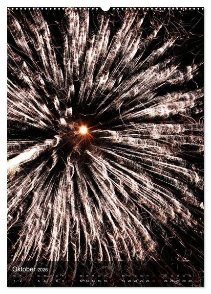 Produktbild: FEUERWERK - Lichtspiele (Wandkalender 2026 DIN A2 hoch), CALVENDO Monatskalender