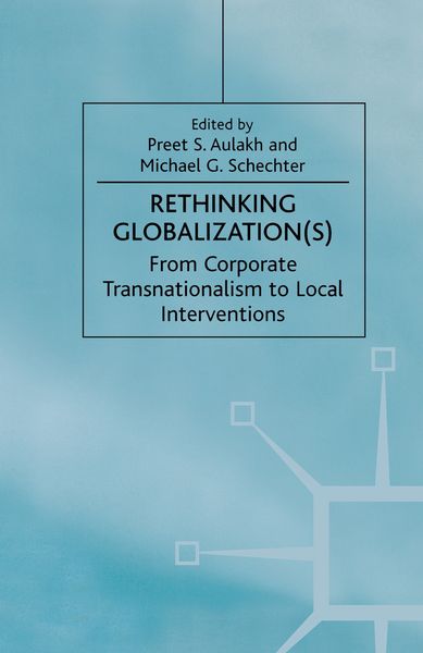Produktbild: Rethinking Globalization(S)