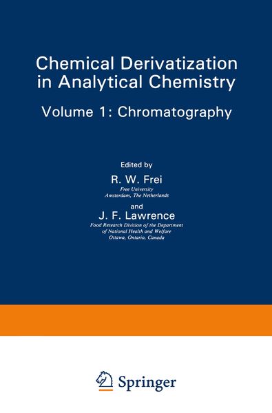 Produktbild: Chemical Derivatization in Analytical Chemistry