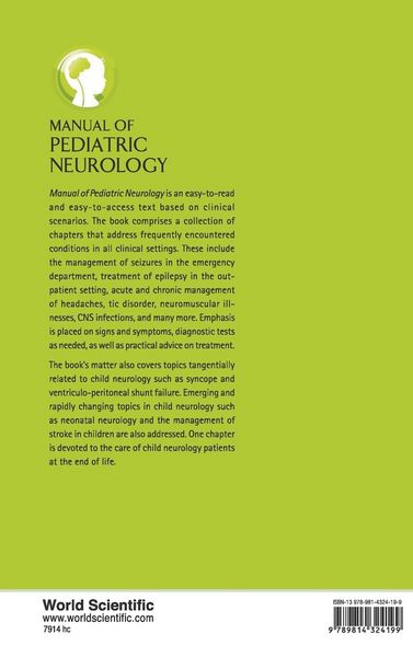 Produktbild: MANUAL OF PEDIATRIC NEUROLOGY