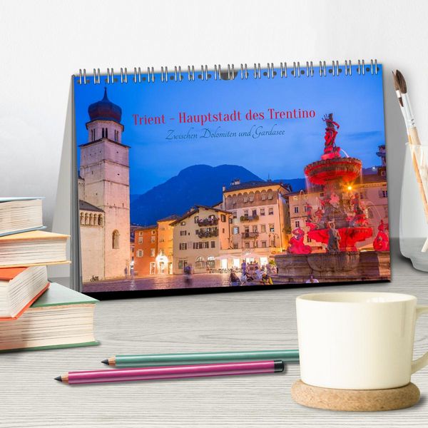Produktbild: Trient - Hauptstadt des Trentino (Tischkalender 2026 DIN A5 quer), CALVENDO Monatskalender