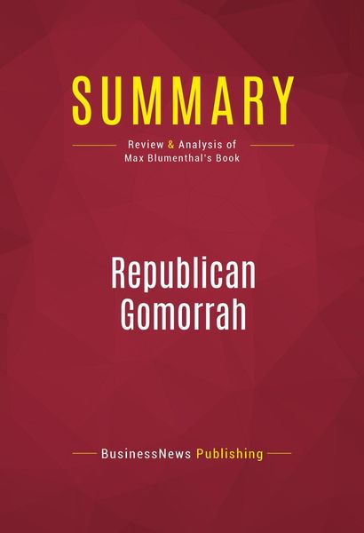 Produktbild: Summary: Republican Gomorrah