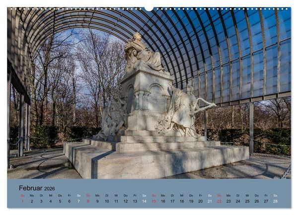 Produktbild: Gro&szlig;er Tiergarten Berlin - Von Dichtern und Komponisten (Wandkalender 2026 DIN A2 quer), CALVENDO Monatskalender