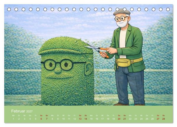 Produktbild: Opa Edition - Pragmatisch ans Werk (Tischkalender 2027 DIN A5 quer), CALVENDO Monatskalender