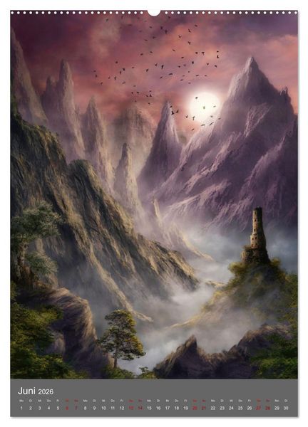 Produktbild: Das Grenzland (Wandkalender 2026 DIN A2 hoch), CALVENDO Monatskalender