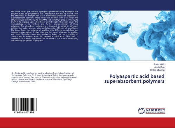 Produktbild: Polyaspartic acid based superabsorbent polymers