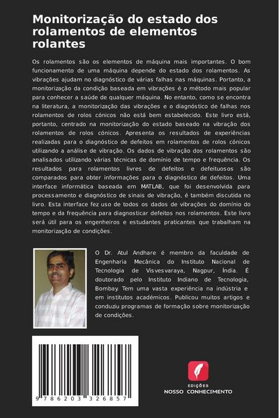 Produktbild: Monitoriza&ccedil;&atilde;o do estado dos rolamentos de elementos rolantes
