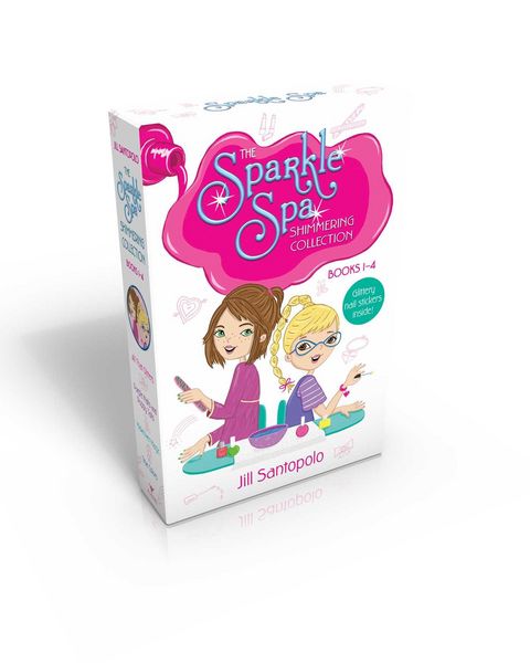 Produktbild: The Sparkle Spa Shimmering Collection Books 1-4 (Glittery Nail Stickers Inside!) (Boxed Set)