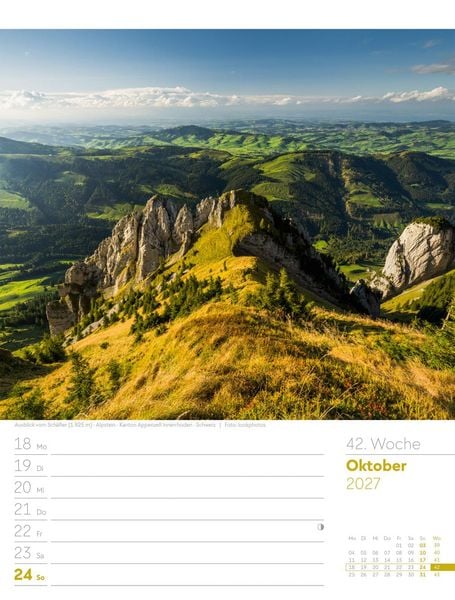 Produktbild: Faszination Alpenwelt Wochenplaner Kalender 2027