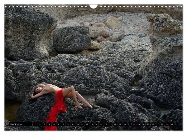 Produktbild: Ibiza et Lanzarote - Les paysages et le nu (Calendrier mural 2026 DIN A3 vertical), CALVENDO calendrier mensuel