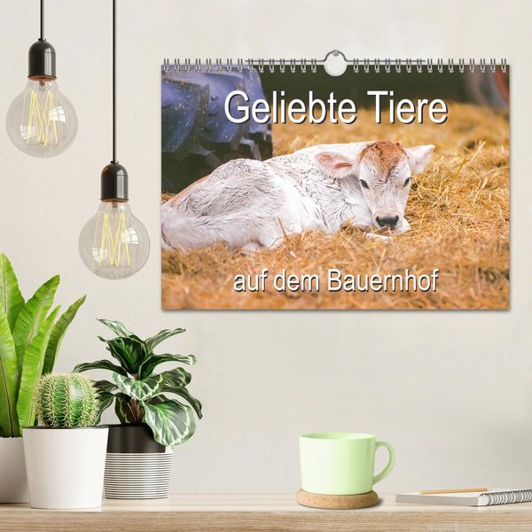 Produktbild: Geliebte Tiere auf dem Bauernhof (Wandkalender 2026 DIN A4 quer), CALVENDO Monatskalender