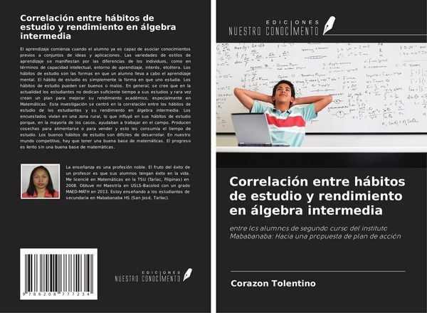 Produktbild: Correlaci&oacute;n entre h&aacute;bitos de estudio y rendimiento en &aacute;lgebra intermedia