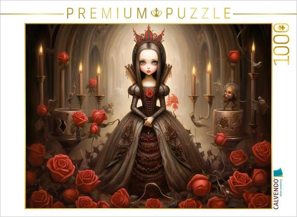 Produktbild: CALVENDO Puzzle Kleine Gotik-K&ouml;nigin | 1000 Teile Lege-Gr&ouml;&szlig;e 64x48cm Foto-Puzzle f&uuml;r gl&uuml;ckliche Stunden