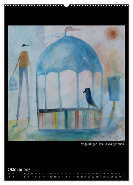 Produktbild: Kunstkalender der Moerser Palette e.V. (Wandkalender 2026 DIN A2 hoch), CALVENDO Monatskalender