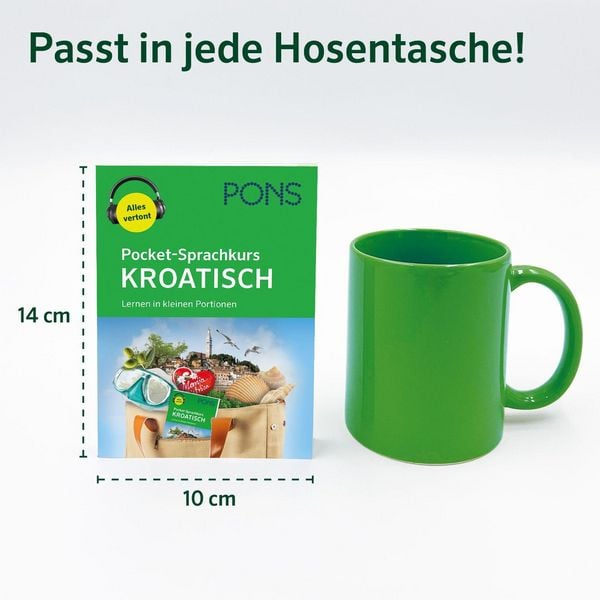 Produktbild: PONS Pocket-Sprachkurs Kroatisch