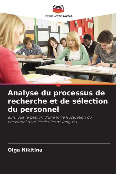 Produktbild: Analyse du processus de recherche et de s&eacute;lection du personnel