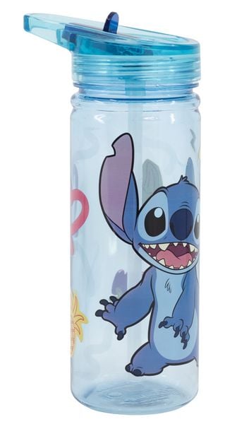 Produktbild: Stitch Trinkflasche mit Strohhalm 580ml