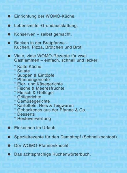 Produktbild: Allgemeines Wohnmobil Kochbuch