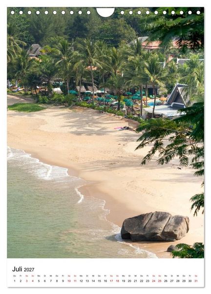 Produktbild: Thailand - Inseln und Str&auml;nde (Wandkalender 2027 DIN A4 hoch), CALVENDO Monatskalender