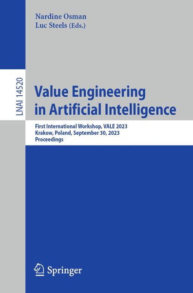 Produktbild: Value Engineering in Artificial Intelligence