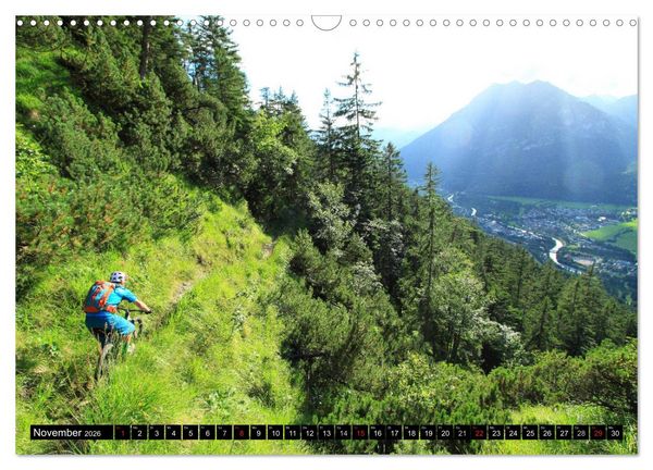 Produktbild: Mountainbike Traumpfade (Wandkalender 2026 DIN A3 quer), CALVENDO Monatskalender