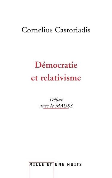 Produktbild: D&eacute;mocratie et relativisme