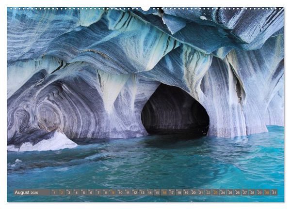 Produktbild: Patagonien, Gletscher, Berge und unendliche Weiten (Wandkalender 2026 DIN A2 quer), CALVENDO Monatskalender