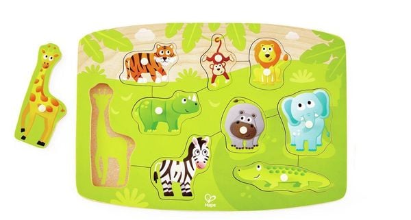 Hape - Dschungelpuzzle, 10 Teile