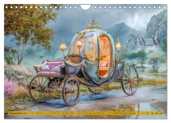 Produktbild: Kutschentr&auml;ume - Fantasiewerke (Wandkalender 2027 DIN A4 quer), CALVENDO Monatskalender