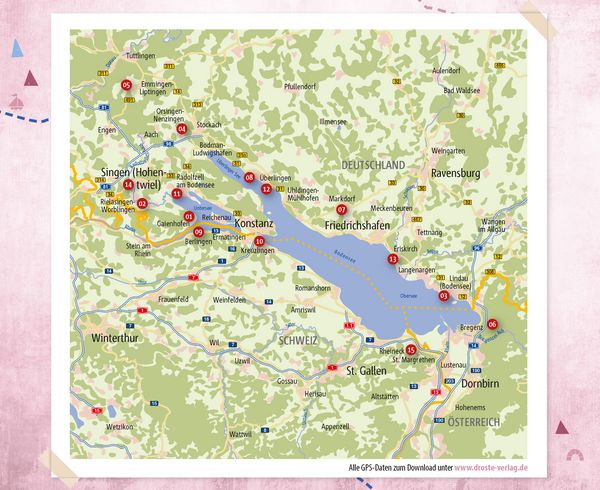 Produktbild: Bodensee. Radeln f&uuml;r die Seele