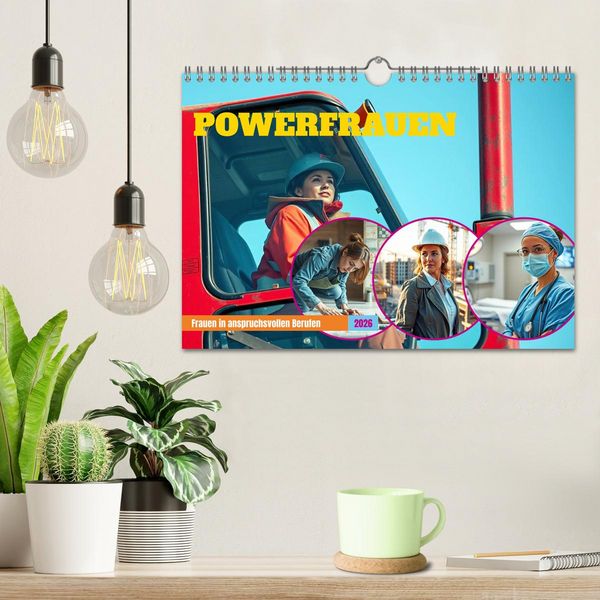 Produktbild: Powerfrauen - Frauen in anspruchsvollen Berufen (Wandkalender 2026 DIN A4 quer), CALVENDO Monatskalender