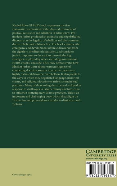 Produktbild: Rebellion and Violence in Islamic Law