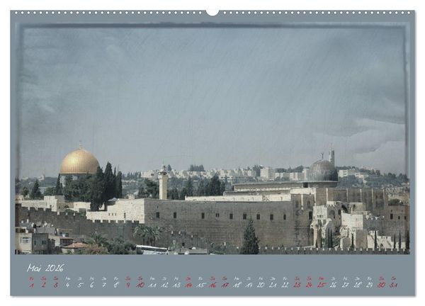 Produktbild: Unterwegs in Jerusalem (Wandkalender 2026 DIN A2 quer), CALVENDO Monatskalender