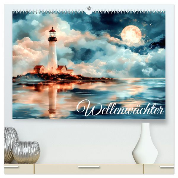 Produktbild: Wellenw&auml;chter (hochwertiger Premium Wandkalender 2026 DIN A2 quer), Kunstdruck in Hochglanz