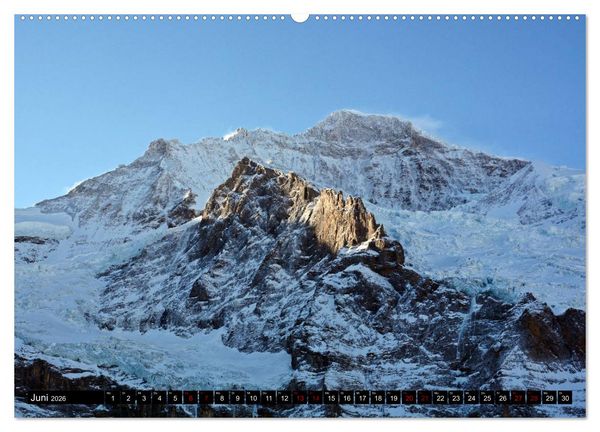 Produktbild: Eiger, M&ouml;nch und Jungfrau 2026 (Wandkalender 2026 DIN A2 quer), CALVENDO Monatskalender