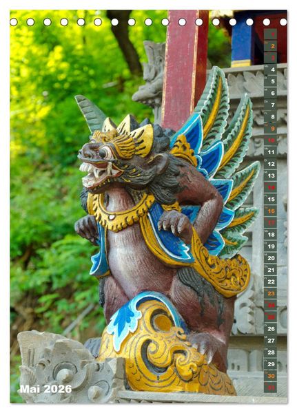 Produktbild: Exotisches Bali (Tischkalender 2026 DIN A5 hoch), CALVENDO Monatskalender