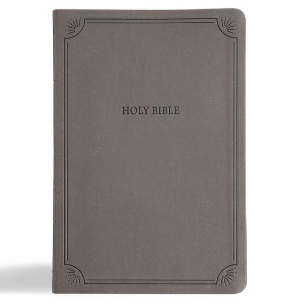 Produktbild: NASB Large Print Thinline Bible, Value Edition, Charcoal Leathertouch